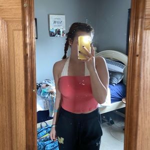Pink American Eagle tube top